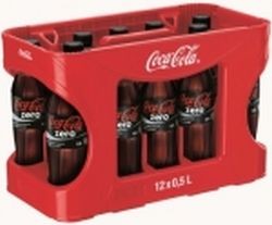 Coca Cola Zero 12 x 0,5 Liter PET-Flasche